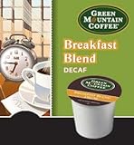 Green Mountain Coffee, K-Cup, Breakfast Blend Decaf for Keurig Brewers, 80 Count K-Cups