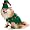 Elf Dog Halloween Costume (Large)