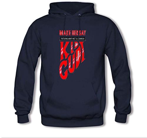YFO22 Kid Cudi Fashion Long Sleeve Hoodies For Girls Small Blue