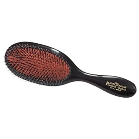 Mason Pearson Handy Mixture Bristle/nylon Mix Hair Brush-ruby Handle