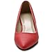 Ollio Women's Shoe D'Orsay Pointed Toe Simple Mid Heel Pump