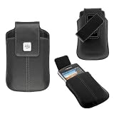 New Blackberry Curve Bold Leather Holster Hdw18960-001 Blackberry 8500/9300/9700/9780 Vertical Pouch