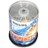  : PHILIPS DR8S8B00F/17 100PK 8X DVD+R DL - DOUBLE LAYER, 8.5GB