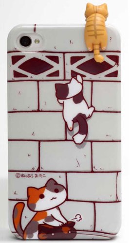 イヤフォンジャックへのホコリの侵入を防ぎます。 iPhone4/4Sに取り付け可能です。 カバーがiPhone4/iPhone4Sを傷から守ります。 原案／イラスト：ねこむら　おたこ