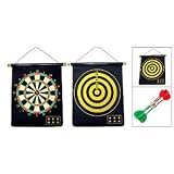 Reverseable Magnetic Roll Up Dart Board With Darts Dartboard One side Target on Reverse
