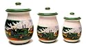 John Deere 3 Pc Ceramic Canister Set