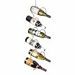 Six Bottles Climbing Tendril Chrome Wine Rack - 30"H