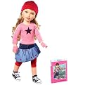 Karito Kids World Collection Doll/Book Starter Set - Zoe from NYC, USA