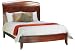 Modus Furniture Brighton Full Size Low Profile Sleigh Bed, Cinnamon