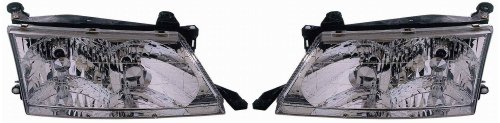 98-99 Toyota Avalon Headlights Headlamps Head Lights Lamps Pair Set