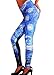 Womens Vincent Van Gogh Printed Leggings Starry Night Printed Tights Yoga Pants