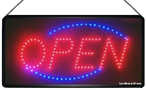 OPEN Window Display LED Message Sign 22