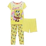 Girls' SpongeBob SquarePants Dots Pajama Set - Yellow