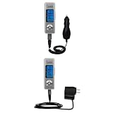 Essential Kit for the Cowon iAudio U2 - includes Car and Wall Charger with Rapid Charge Technology - Gomadic Brand w/ TipExchange Technology