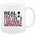 Mug White " Real guys love a Labradoodle " Dogs
