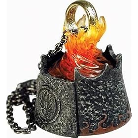 Lord of the Rings Return of the King the One Ring Collectable Ring Replica with Light up Base By Applause