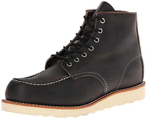 Red Wing Heritage Men's 6" Moc Toe Boot, Charcoal Rough And Tough, 13 M US