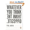 Whatever You Think, Think the Opposite