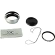 CowboyStudio Fujifilm Compatible Lens Adapter Ring and Hood for Fujifilm FinePix X100 With Bonus Lens Cap and Cleaning Cloth