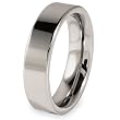 Flat Polished Tungsten Carbide Band (6.0mm) - Sizes 5 - 13