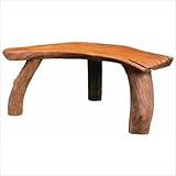 IMAGE OF Groovy Stuff Teak Wood Cimarron Root Circuit Bench - Tf-645