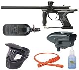 Kingman Spyder Fenix 1 Star Paintball Gun Package - Black