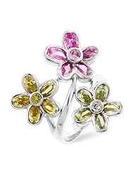 Floral Garden Bezel Ring