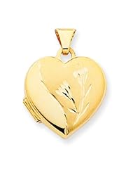 14k Gold Heart Locket
