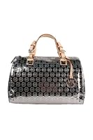 Grayson Large Satchel With MK Logo Grayson Large Satchel With MK Logo