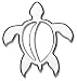 Tropi-Cals - Turtle Chrome Emblem Decal