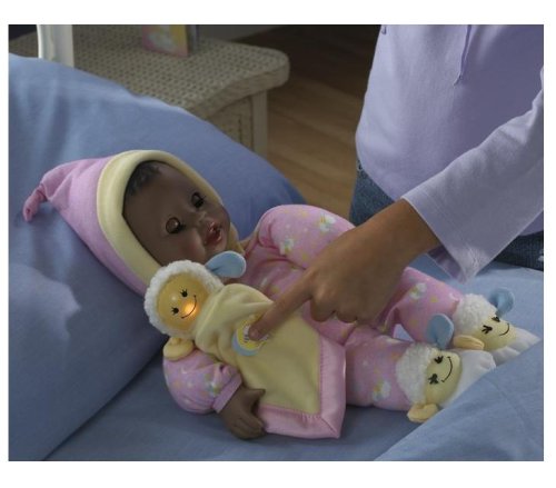 Childrens Toyshop  Toys : Little Mommy Bedtime Baby - African American