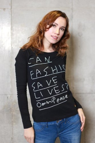 OmniPeace(オムニピース)　ロングTシャツ/ ペンメッセージLong (women's)