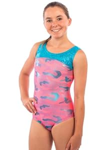 Lizatards Leotard Neon Camo Coral Girls XS (4)