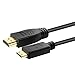 6 ft Mini to Regular Gold Plated HDMI 1080p Cable For Sony HDR-CX110, CX150, CX300, CX350 HD Handycam Camcorder