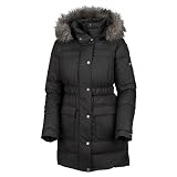 Columbia Womens Mercury Maven Long Down Jacket, Black, Medium thumbnail
