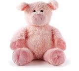 Aroma Home Hot Hugs Pig Microwavable Heat Pack with Lavender and Chamomile Pure Essential Oil