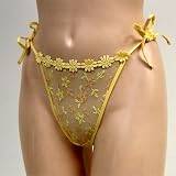 Venus 2 Pack $24 Sexy C Thru Yellow Thong Panty #5548 M