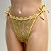  : Venus 2 Pack $24 Sexy C Thru Yellow Thong Panty #5548 M