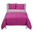 Home Pink Percale Comforter Set - King