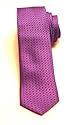 Top Seidenqualität Krawatte schmal von Numbers # Top modisch lila Karo06