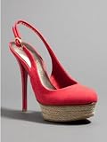 GUESS by Marciano Chata Slingback Pump, RED SUEDE (6)