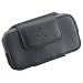 HTC Tilt 2 Leather Horizontal Pouch (Black)