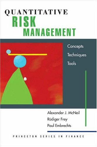 Cover image : Quantitative Risk Management: Concepts, Techniques And Tools (Princeton Series in Finance)
