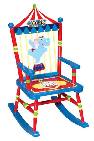 3-Ring Circus Rocking Chair