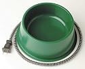 Farm Innovators 1 Quart Heated Bowl - Green Model QT-1, 25-Watt