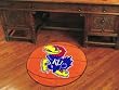 Kansas Jayhawks 29" Round Basketball Floor Mat (Rug)