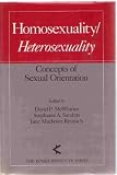Homosexuality/Heterosexuality: Concepts of Sexual Orientation (Kinsey Institute Series)
