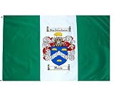 Haris Family Crest / Coat of Arms Flag. Large 3 ft. x 5 ft. polyester flags.