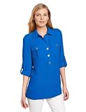 Jones New York Womens Roll Sleeve Tunic 41%2BLGO3wsrL. SL160 Jones New York Womens Roll Sleeve Tunic