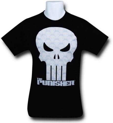 Marvel The Punisher Men's Crystalized T-Shirt, Black, XX-Large